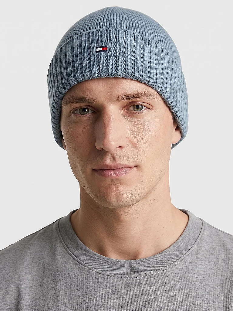 TOMMY HILFIGER Bonnet - Cagoule bleu clair